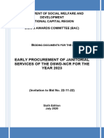 BD 22 11 22 Early Procurement Janitorial Services 2023 Final