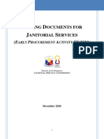 Bidding Documents Janitorial Services