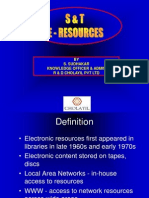 E Resources - S&T 