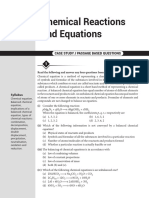 Case Study Chemical Reaction and Equation