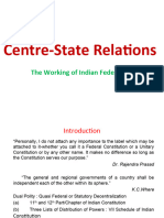 Centre State Relations