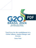 Issue Note Task Force Global Alliance Against Hunger and Poverty - Brasil G20