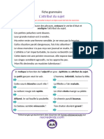 Attribut Du Sujet Cm1 Cm2