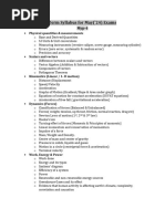 May Exams Syllabus-Myp4