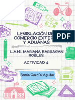 Cuestionario Legislación Del Comercio Exterior y Aduanas