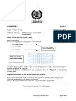 JC2 Chemistry H2 2018 Temasek