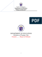 School CSM Report Template