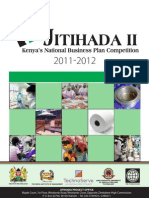 Jitihada II Business Plan Competition - Brochure 2011