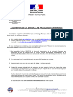 Dossier Naturalisation