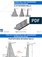 CIVE.4310 Retaining Wall Design