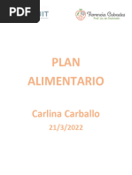 Plan Alimentario