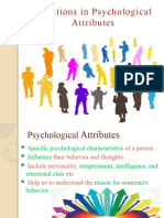 Variations in Psy - Attributes