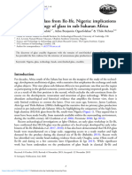 Semi-Finished Glass From Ile-Ife, Nigeria: Implications For The Archaeology of Glass in Sub-Saharan Africa