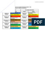 CALENDARIO DE EVALUACIONES Unidad 1