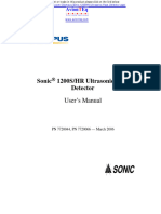 Olympus Sonic 1200HR Users Manual