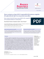 Nueva Variante en El Gen ALG13 Responsable Del Trastorno Congénito-1