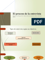 El Proceso de La Entrevista Psicológica