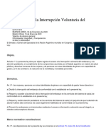 Ley de Acceso A La Interrupción Voluntaria Del Embarazo IVE