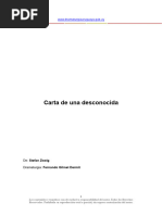 Carta de Una Desconocida