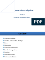 Programmation en Python: Partie II