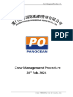 Crew Manage Procedure