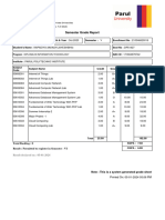 Diploma Mark Sheet