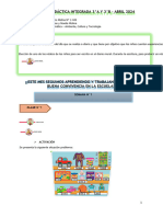 Secuencia Didáctica Integrada Abril 2024 PDF