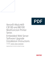 Xerox AltaLink X81xx EWS SoftwareUpgrade Instructions