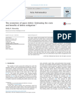 The Economics of Space Debris - Estimating The Costs and Benefits of Debris Mitigation