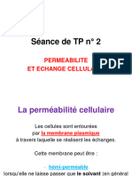 TP 2 Perméabilité Et Échange Cellulaire 2022