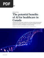 The Potential Benefits of Ai For Healthcare in Canada VF