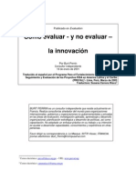 Evaluar Innovacion