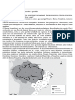 Amazônia - Exercícios UFPR