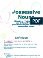 Possessive Nouns