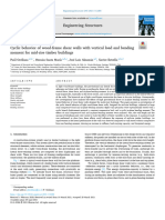 Cyclic Behavior of Wood-Frame Shear Walls With Vertical Load and Bending Moment For Mid-Rise Timber Buildings