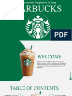 Starbucks PowerPoint Template by EaTemp