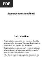 Supraspinatus Tendinitis