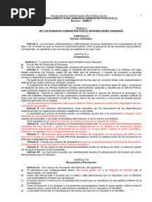 Decreto #4055-77 - REGLAMENTO PARA SUMARIOS ADMINISTRATIVOS R.S.A. DEL PERSONAL POLICIAL DE LA PROVINCIA DE SANTA FE