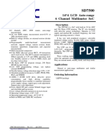 SD7500 14x4 LCD Auto-Range 6 Channel Multimeter SoC Datasheet v0.1