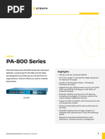 PA-800 Series: Highlights