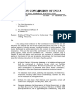 Drafting of Polling Personnel For Election Duty-Randomization of Polling Personnel.