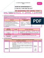 1° Sesión de Aprendizaje Sesión2-Sem.2-Exp.1