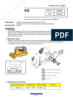 Improvement of Seal To Prevent Oil Leaks From Seal Transmission D85ESS-2 (AJ20004A)