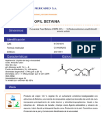 Cocoamida Propil Betaina