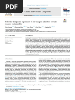 Molecular Design and Experiment of Ion Transport Inhibitors Towards Concrete Sustainability