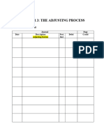 Chapter 3 - The Adjusting Process - Template