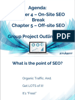 Class 4 - Chapters 4 and 5 - On-Site and Off-Site SEO