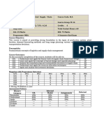 LSCMM Syllabus