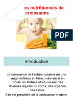 TDN° 3 Besoins Nutritionnels de Croissance