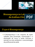 Biossegurança No Laboratório de Análises Clínicas